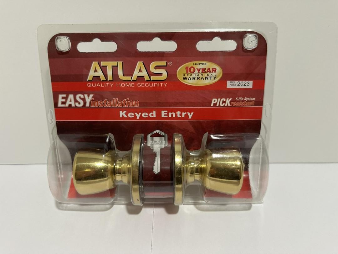 Atlas Ball Knob Entry-Pb 1731191