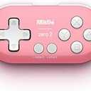 8Bitdo Zero 2 Bluetooth Gamepad Keychain Sized Mini Controller for Switch, Windows, Android, macOS & Raspberry Pi(Pink Edition) - Nintendo Switch