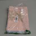 SUNEE Spiral Notebooks, 1-Subject, 5 Pack, College Ruled Paper, 8" x 10-1/2", 70 Sheets per Notebook,3-Hole Punched Paper, Pink,Purple, Blue, Green, Yellow Spiral Lined Notebooks for School,Work