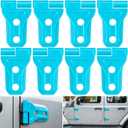 Door Hinge Cover Trim Exterior Accessories Decoration for 2018-2025 Jeep Wrangler JL JLU Sport Sahara Freedom Rubicon Unlimited & Gladiator JT 2-Door and 4-Door (Light Blue 8PCS)