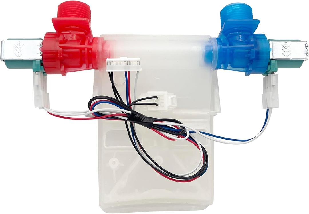 Washer Inlet Valve fit for Amana NTW4600YQ0 NTW4600YQ1 NTW4601BQ1 NTW4610YQ0 NTW4611BQ0 NTW4611BQ1 NTW4630YQ0 NTW4631BQ0 NTW4631BQ1 NTW4650YQ0 NTW4651BQ0 NTW4651BQ1 NTW4700YQ0 NTW4700YQ1 NTW4701BQ0