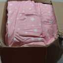 Tiita 3-in-1 Kids Sofa Bed, Comfy Couch Plush Toddler Chair Bed, Convertible Toddler Travel Beds, Folding Kids Couch with Washable Cover Carrying Handle for Girls and Boys (Pink Rainbow-1)