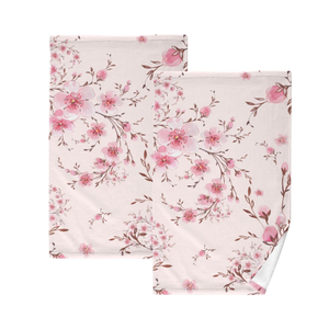 Spring Wildflower Tablecloth Rectangle Table 58" x 81 Inch,Washable Summer Floral Fabric Tablecloth