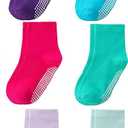 toddler non-slip cotton socks anti skid with grip bottom Little Boys Girl Kids Children 11pairs, Size 0-6 month