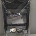 3 in 1 Convertible Hand Truck Dolly with Brakes,Heavy Duty Folding Hand Truck with 600LB Capacity,Portable Dolly Cart with Rubber Wheels and Telescoping Handles for Moving(Black)