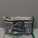 Bedside Caddy Bedside Organizer Bedside Storage Caddy with Fixed Straps and Water Bottle Holder for Home College Dorm Bunk Bed Hospital Bed Crib Bed Rails (Black)