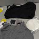 Momcozy Pumping Bra Hands Free, Pumping and Nursing Bra in One Holding Breast Pump for Spectra, Lansinoh, Medela ,Size M