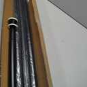 Tension Curtain Rod 43 to 162 Inches (3.6 to 13.5 ft), 1.26" Diameter Spring Adjustable Heavy Duty Long Large Curtains Pole for Windows Door Bathroom Patio Outdoor No Drilling, Black