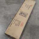 Roundhill Furniture Black Japanese 4-Panel Screen Room Divider, Plum Blossom