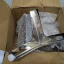 6 Inch Furniture Legs Silver Metal Dresser Legs Set of 4, 6 Inch / 150mm
