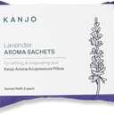 Kanjo Lavender Sachet Refills - 2 Pack - Natural Lavender Scented Sachet Bags for Pillows, Closets, Drawers & Bathrooms