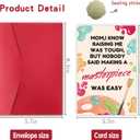 4 x Funny Mothers Day Cards - Mother's Day Cards for MomMothers Day Gift from Son Daughter