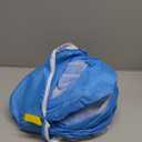 Rypet Collapsible Small Animal Cage Tent, Breathable Fabric Guinea Pig Playpen with Cover, Transparent Hamster Playpen Portable Pet Yard Exercise Fence for Reptile Rabbit Chinchilla Hedgehog(Blue)