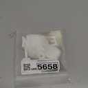 Fluffy Pom Pom Silicone Soft Touch Skin Case Cover For Airpods 1 / 2, White