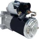 Starter Motor 1pc 10 Teeth 12V Clockwise Rotation 2.3 Horsepower (1.7 kW) Rated Power Permanent Magnet Gear Reduction Fits GMC/Chevy/Cadillac PMGR-Design 103-6500 PP10910N-E1