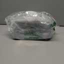 EACHY Travel Makeup Bag, Large Capacity Cosmetic Bag for Women, Waterproof PU Leather, Flat Open Portable Toiletry Bag for Skincare, Brushes & Travel Essentials (Medium, AJ-Blue)