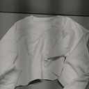 Artfish Women's Crewneck Long Sleeve Crop Tops Workout Casual Pullover Loose Sweatshirts Size M