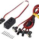 INJORA M1.4 Rock Lights Kit with Controller for 1/24 RC Crawler Upgrade(4 Lights)