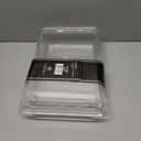 Clear Premium Acrylic Rectanglees Serving Tray with Lid (12.63" x 8.75" x 3.38") Perfect for Parties, Events, & Dining