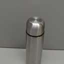 Milton Thermosteel Flip Lid 1000, Double Walled Vacuum Insulated Thermos 1000 ml | 34 oz | 1 Ltr | 24 Hours Hot and Cold Water Bottle with Cover, Stainless Steel, BPA Free,Leak Proof | Silver