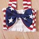 MoryGooder Baby Girl 4th of July Outfit American Flag Outfit for Girls 3-6M