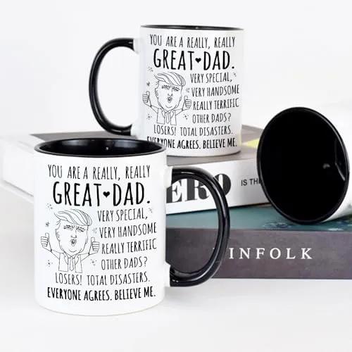 LOZACHE Funny Gifts - Coffee Mug - You Are A Really Really Great Mom, Dad