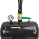 5 Gallon Air Tire Bead Seater 110 PSI Blaster Tool Seating Tire Inflator with Gauge by GESEXI - Car Truck ATV Tire Inflator Tank,Black