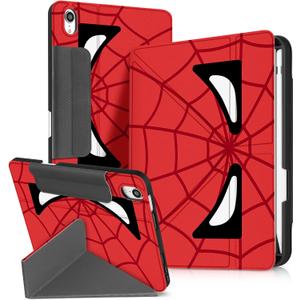 for iPad Mini 7 Case/for iPad Mini 6th Generation Case- with Pen Holder Cute Cartoon for iPad Mini 6 Case 8.3 inch for Boys Girls Women Men Cool Kawaii Fun Protector Case, Red Eyes