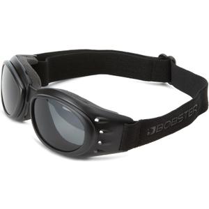 Bobster Cruiser 2 Goggles, Black Frame/3 Lenses (Smoked, Amber and Clear)