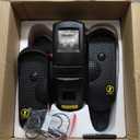 Under Desk Elliptical Machine, Electric Elliptical Leg Exerciser for Seniors with 12 Adjustable, Portable Quiet Elliptical Exercise Machine, Seated Pedal Exerciser with Remote Control (Orange)