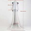 Wedding Veil Long Cathedral Floor Length Veils for Women Wedding Brides
