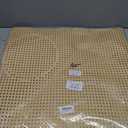 Leinuosen Pressed Cane Webbing Rattan Seat Repair Kit 24"x24" Mesh 8.2 Feet of #8.5 Spline & 5 Wooden Wedges for Home Decor Projects Furniture Caning Chairs Cabinets Beds