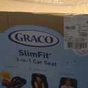 Graco Slimfit 3-in-1 Convertible Car Seat, Ultra-Space-Saving Design, Jarret, Suitable for Rear and Forward-Facing, Highback Booster Seat with 10-Position Headrest