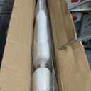 Narrow Baby Gate 24-29" Dog Gate Pressure Mounted Indoor Safety Gate for Stairs, Doorways, Hallways, No Drilling White Metal Pet Gate for Kids & Pets