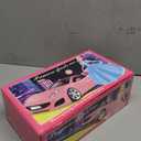 76 Pcs Doll & Convertible Car Playset,Included 11.5 In Dol-l,Car,Princess Dresses,Fashion Dresses,Casual Clothing,Swimsuits,Bags,Shoes,Doll Playset,Doll Dress up Toys for Girls Kids Toddlers Gifts