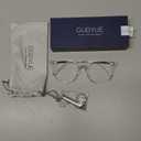 GUDVUE Blue Light Glasses For Woman, Computer Reading/Gaming/Phones Glasses, Anti Glare/UV400/Eye Strain (Gold)