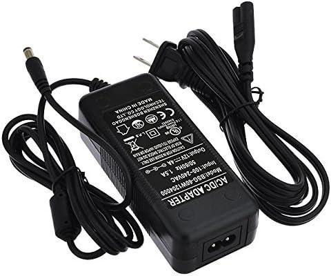 12V 4A 48W AC/DC Power Adapter with 5.5x2.1mm DC Plug, Black, UL-Listed, 3228-12VR2