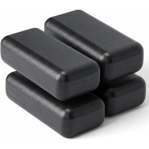 20 Pack Of Solid Cast Iron Weight Blocks, Black ((10) 1.5 lb bricks and (10) 3 lb bricks) 