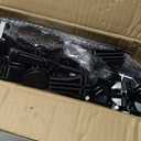 6-Cube Storage Organizer, Closet Organizer Storage Cabinet Shelf Bookcase Bookshelf with Metal Hammer, Storage Cubes Organizer Cabinet for Kids, Closet, Bedroom, Bathroom(11.8x11.8x11.8 inch)Black