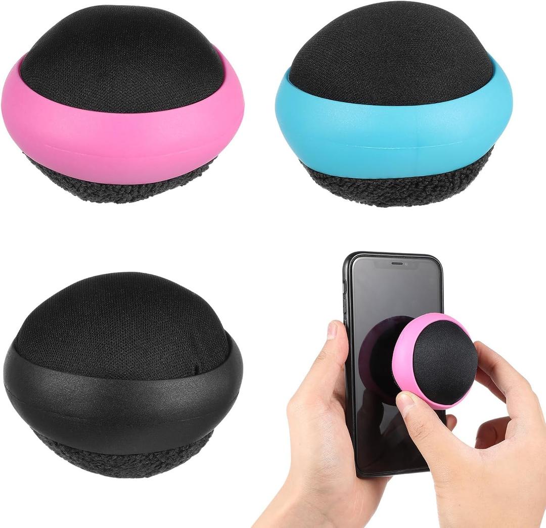 DOITOOL 3 Pack Screen Cleaning Balls for Phone Computer Laptop Touchscreen Cleaner Tools Random Color 2.36In Portable Cleaning Accessories