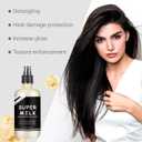 2 Pcs Super Milk Conditioning Hair Primer, Super Milk Conditioner Hair Detangler Spray, Softening, Moisturizing, Nourishing, Smooth Hair Care, Suitable for All Hair Types 