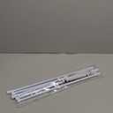 6Pcs Spring Tension Curtain Rod21-38 Inches Adjustable Expandable Pressure White Curtain Tension Rods For Kitchen, Bathroom, Window, Home