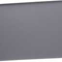 Silicone Pet Feeding Mat Raised Edge Food and Water Bowl Mat for Cats and Dogs Deep Prevents Messy Spills and Keeps Floors (Dark Grey)