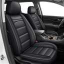Custom Fit for GMC Acadia Seat Covers 2017-2023 6 Seater
Full Set Automotive Seat Covers Waterproof Faux Leather Seat Covers for SUV Auto Seat Protectors(Black)