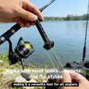 5 x Fly Fishing Magnetic Fly Threader, Fishing Accessory to Easily Rig Small Flies Make Fly Tying Simpler, Works with Most Hooks, tippets, and Fly Style