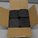 12 Pack Furniture Risers Adjustable Bed Heavy Duty Lifts Height 1", Square Stackable 1, 2 or 3 Inch for Desk Leg Table Couch Sofa Chair Frame Legs Dorm, Brown