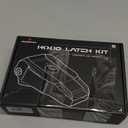 Seven Sparta Hood Latches with Lock Aluminum Locking Hood Catch Compatible with Jeep Wrangler JK/JKU 2007-2017, JL/JLU 2018-2024 & Jeep Gladiator 2020-2024, with Keys,1 Pair