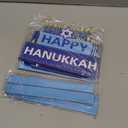 4 Pieces Hanukkah Party Decorations Wooden Chanukah Party Supplies Hanukkah Centerpieces Table Decorations for Home Holiday