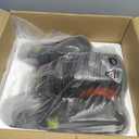 Under Desk Elliptical Machine, Electric Elliptical Leg Exerciser for Seniors with 12 Adjustable, Portable Quiet Elliptical Exercise Machine, Seated Pedal Exerciser with Remote Control (Orange)