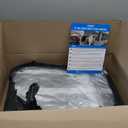 7 x 20FT Outdoor Clear Tarp Curtain Waterproof Wind-Proof 24 Mil Transparent Vinyl Tarp for Patio Pergola Garden Canopy Rainproof Anti-Tear PVC Thick Cover with Grommets